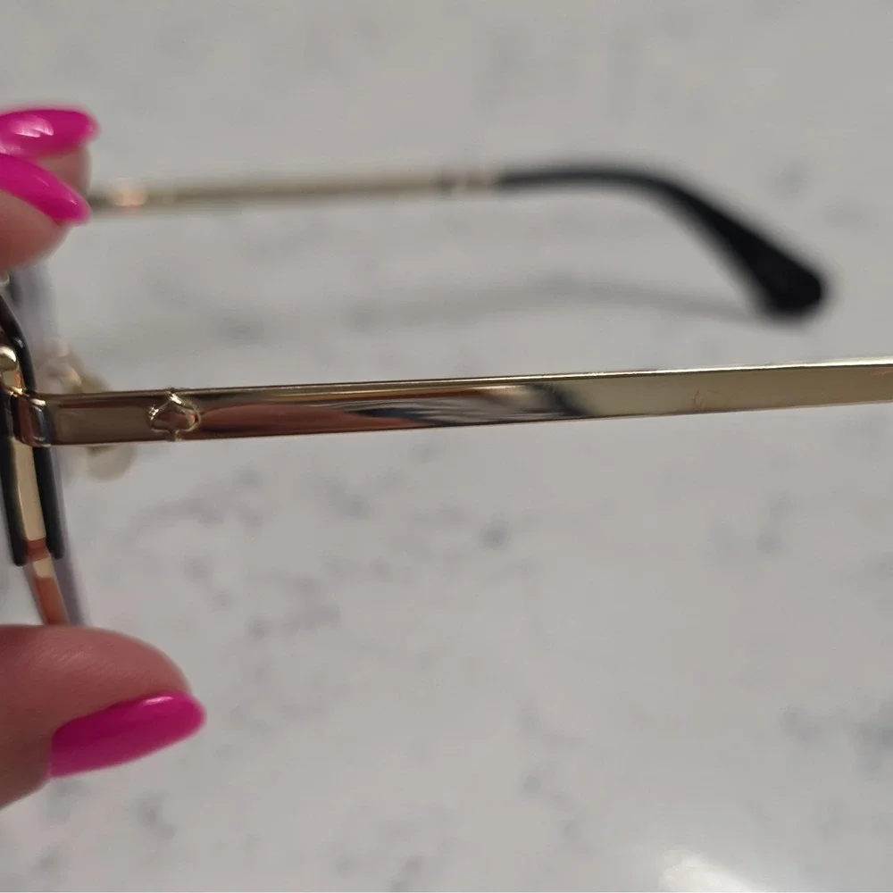 Kate Spade New York JAILYN 807 140 Women's Black Gold Cat Eye Eyeglass Frames